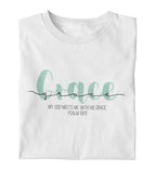 GOD’S GRACE FRAUEN SHIRT GRÜN Stella Muser Shirt ST/ST Shirtee Weiß XS 