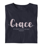 GOD’S GRACE FRAUEN SHIRT PINK Stella Muser Shirt ST/ST Shirtee Dunkelblau XS 