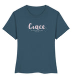 GOD's GRACE FRAUEN SHIRT rosa - Damen Premium Organic Shirt Stella Muser Shirt ST/ST Shirtee Stargazer XS 