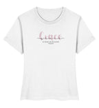 GOD's GRACE FRAUEN SHIRT rosa - Damen Premium Organic Shirt Stella Muser Shirt ST/ST Shirtee White XS 