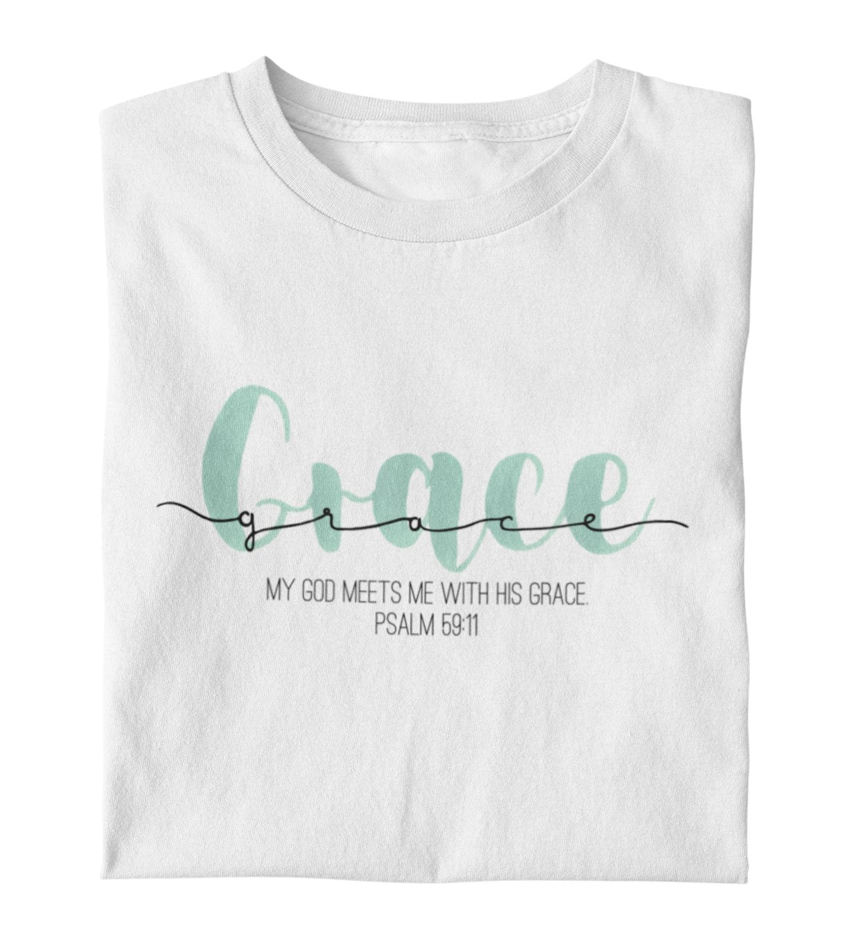 GOD’S GRACE SHIRT GRÜN Creator T-Shirt 2.0 ST/ST Shirtee Weiß XS 
