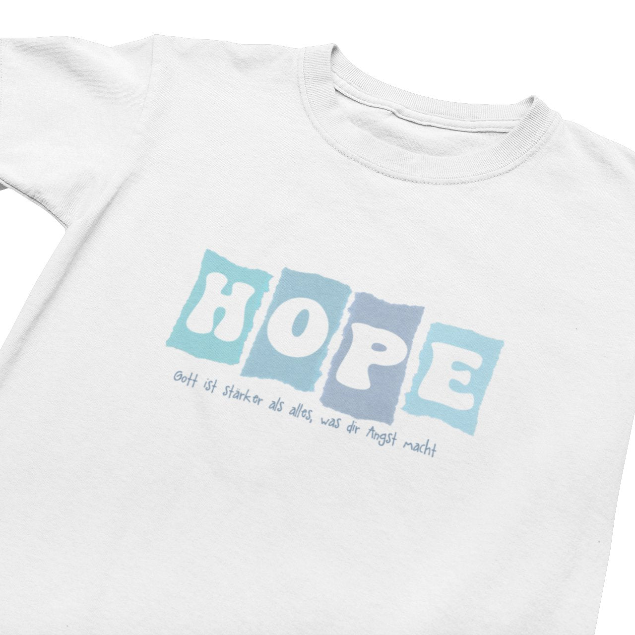 GOTT IST STÄRKER KINDER SHIRT BLAU Mini Creator T-Shirt 2.0 ST/ST Shirtee 