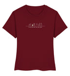 GOTT SIEHT MICH FRAUEN SHIRT Stella Muser Shirt ST/ST Shirtee Burgund XS 