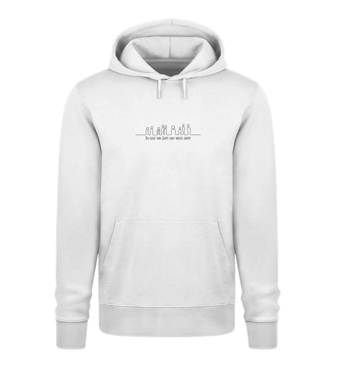 GOTT SIEHT MICH HOODIE Cruiser Hoodie 2.0 ST/ST Shirtee Weiß S 
