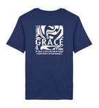 GRACE STREETWEAR SHIRT BACKPRINT - Herren Premium Organic Shirt 2.0 ST/ST Creator T-Shirt 2.0 ST/ST Shirtee French Navy XS 