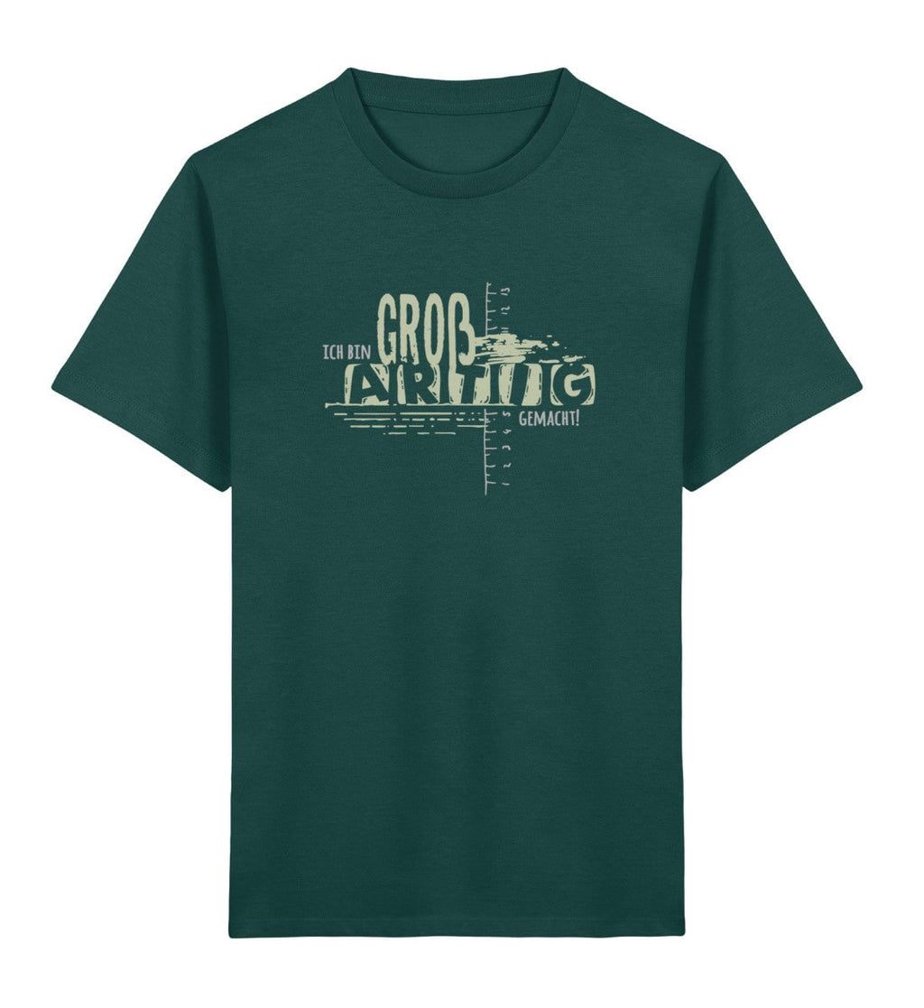 GROSSARTIG GEMACHT KINDER SHIRT Mini Creator T-Shirt 2.0 ST/ST Shirtee Dunkelgrün 12/14 
