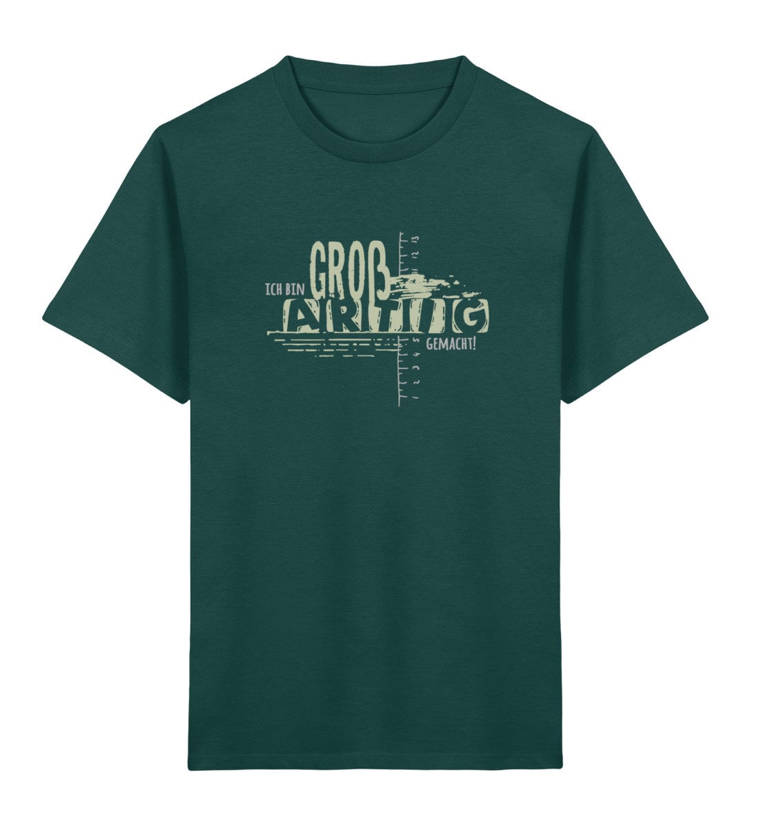 GROSSARTIG GEMACHT KINDER SHIRT Mini Creator T-Shirt 2.0 ST/ST Shirtee Dunkelgrün 12/14 