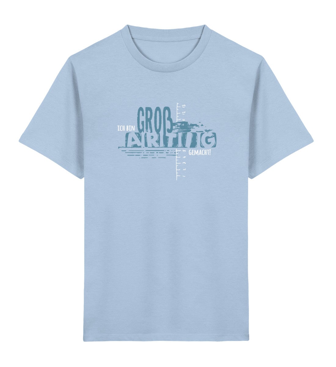 GROSSARTIG GEMACHT KINDER SHIRT Mini Creator T-Shirt 2.0 ST/ST Shirtee Himmelblau 12/14 
