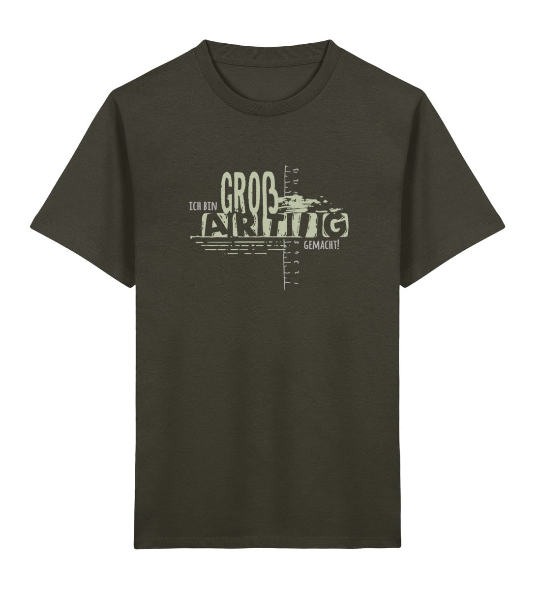 GROSSARTIG GEMACHT KINDER SHIRT Mini Creator T-Shirt 2.0 ST/ST Shirtee Khaki 12/14 
