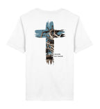 HEALED BY HIS WOUNDS STREETWEAR SHIRT BACKPRINT - Herren Premium Organic Shirt 2.0 ST/ST Creator T-Shirt 2.0 ST/ST Shirtee White XS 
