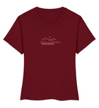 I lift my eyes on the mountains - Damen Premium Organic Shirt Stella Muser Shirt ST/ST Shirtee Burgundy XS 