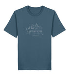 I LIFT MY EYES ON THE MOUNTAINS SHIRT Creator T-Shirt 2.0 ST/ST Shirtee Schieferblau XS 