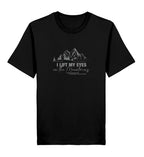 I LIFT MY EYES ON THE MOUNTAINS SHIRT Creator T-Shirt 2.0 ST/ST Shirtee Schwarz XS 
