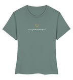 JESUS IS KING FRAUEN SHIRT ESTNISCH Stella Muser Shirt ST/ST Shirtee Fjordgrün XS 