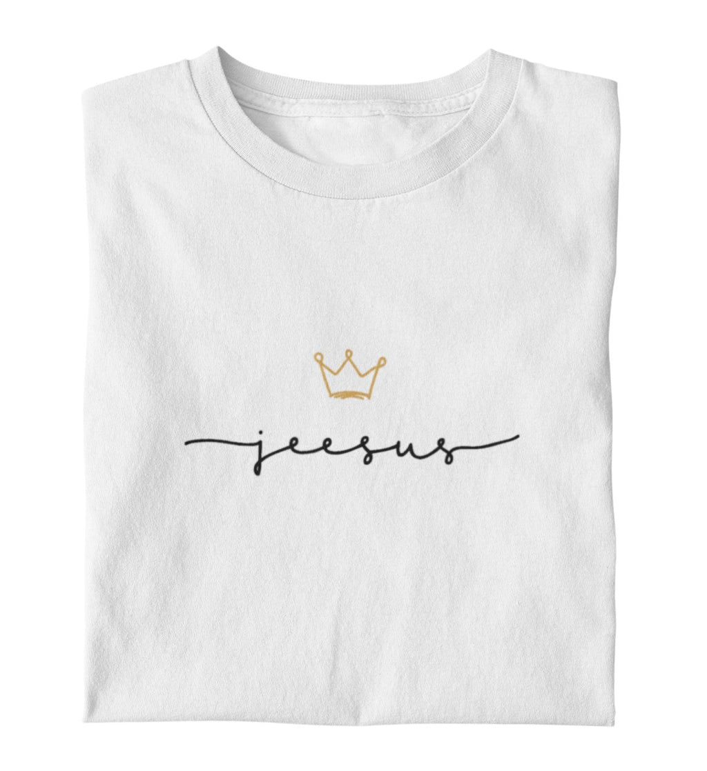 JESUS IS KING FRAUEN SHIRT ESTNISCH Stella Muser Shirt ST/ST Shirtee Weiß XS 