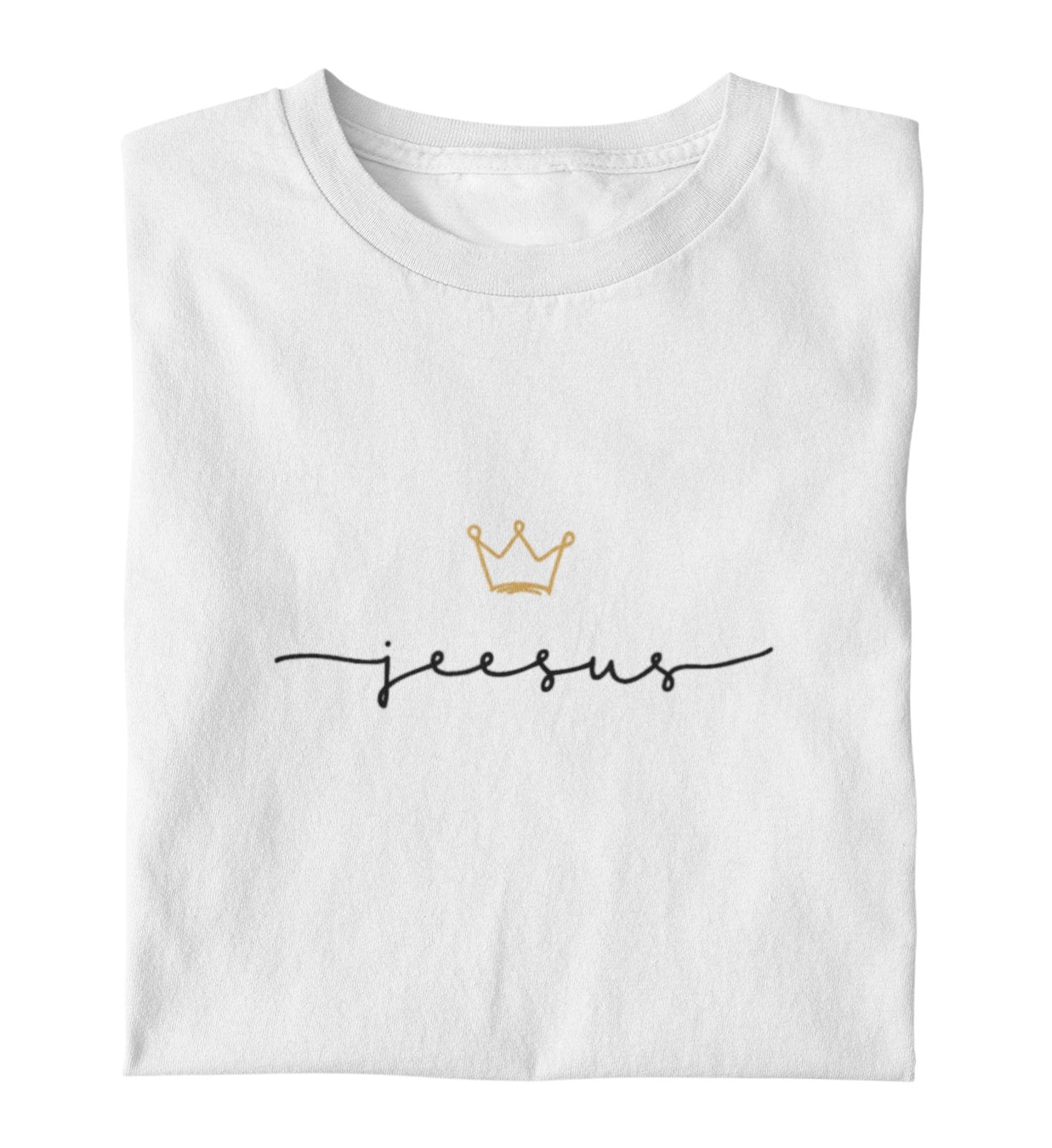 JESUS IS KING FRAUEN SHIRT ESTNISCH Stella Muser Shirt ST/ST Shirtee Weiß XS 