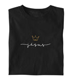 JESUS IS KING FRAUEN SHIRT (französisch) Stella Muser Shirt ST/ST Shirtee Schwarz XS 