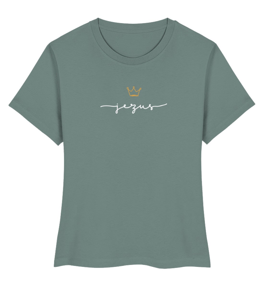 JESUS IS KING FRAUEN SHIRT POLNISCH Stella Muser Shirt ST/ST Shirtee 