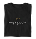 JESUS IS KING FRAUEN SHIRT POLNISCH Stella Muser Shirt ST/ST Shirtee Schwarz XS 