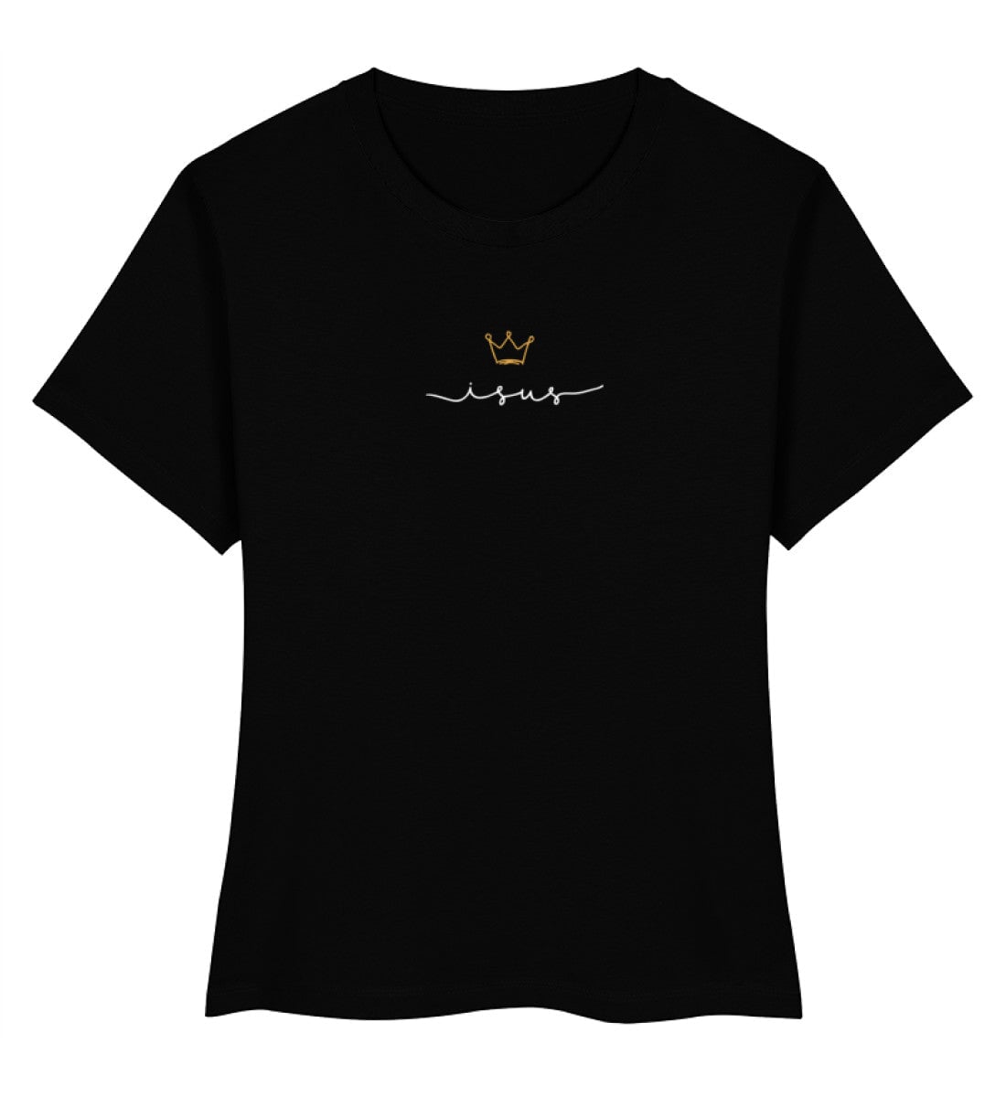 JESUS IS KING FRAUEN SHIRT RUMÄNISCH - Damen Premium Organic Shirt Stella Muser Shirt ST/ST Shirtee Black XS 