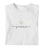 JESUS IS KING FRAUEN SHIRT Stella Muser Shirt ST/ST Shirtee Weiß XS 