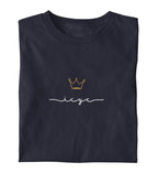 JESUS IS KING FRAUEN SHIRT UKRAINISCH Stella Muser Shirt ST/ST Shirtee Dunkelblau XS 