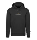 Christlicher Hoodie JESUS IS KING in Schwarz, 100% Bio-Baumwolle