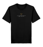 Christliches T-Shirt JESUS IS KING in Schwarz, 100% Bio-Baumwolle