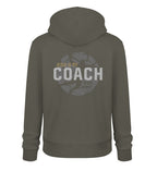 JESUS IS MY COACH HOODIE BACKPRINT - Unisex Organic Hoodie 2.0 ST/ST Cruiser Hoodie 2.0 ST/ST Shirtee Khaki XS 