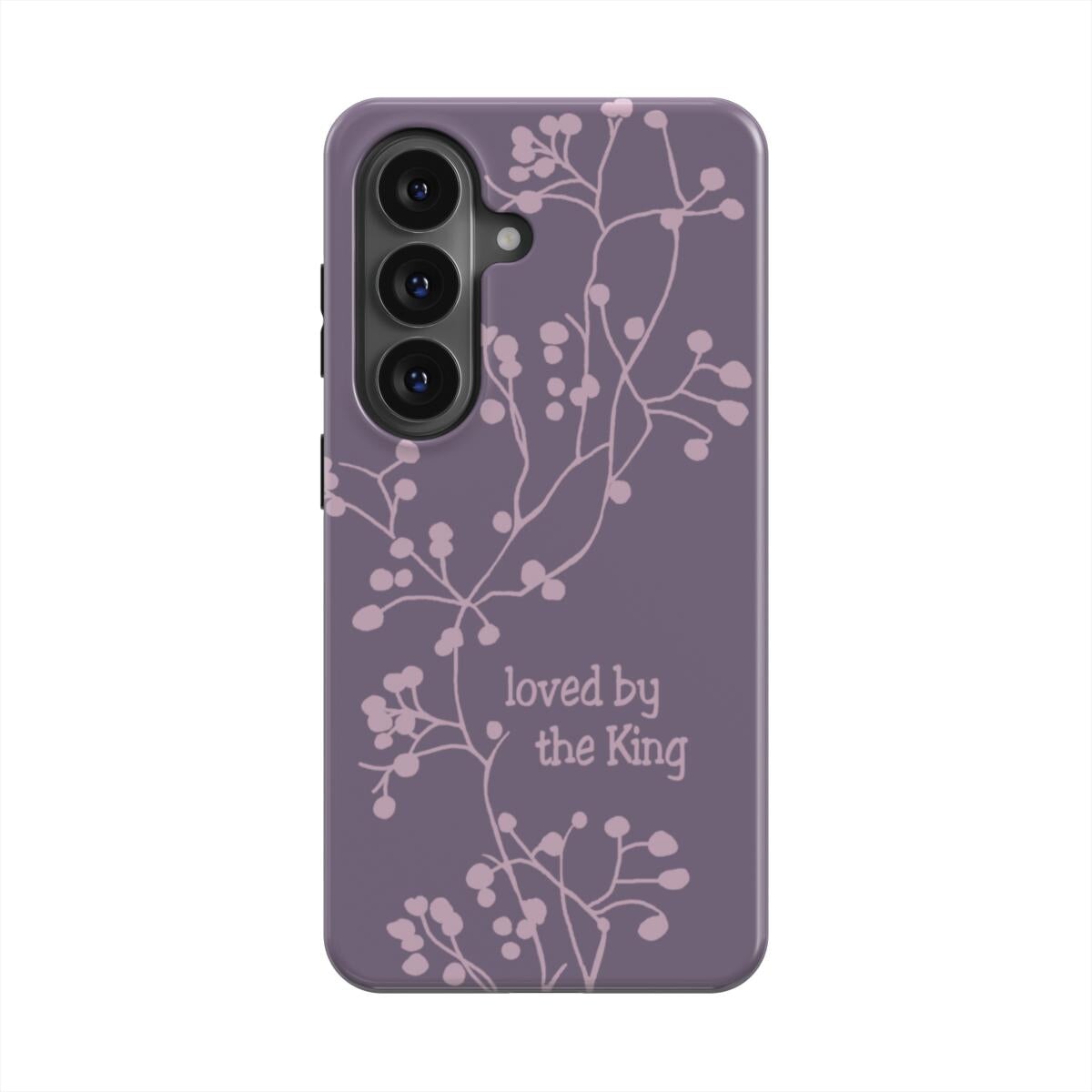 Loved by the King Magnetic Handyhülle in Flieder Tech Accessories Podbase 