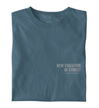 NEW CREATION IN CHRIST SHIRT Creator T-Shirt 2.0 ST/ST Shirtee Schieferblau XS 