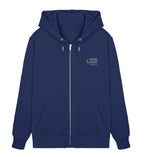 STRONG IN CHRIST ZIPPER - Unisex Organic Zipper 2.0 ST/ST Connector Zipper 2.0 ST/ST Shirtee French Navy XS 